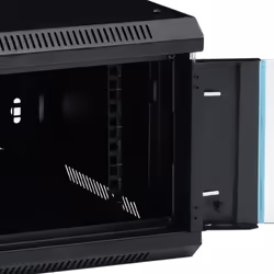 Phasak PHO 2106D étagère 6U Rack monté sur le mur Noir