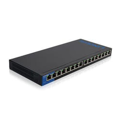Linksys LGS116-UK commutateur réseau Non-géré Gigabit Ethernet (10/100/1000) Noir