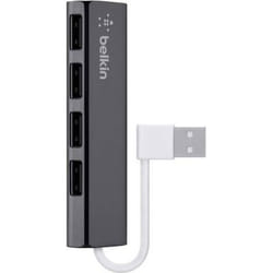 Belkin F4U042BT hub & concentrateur 480 Mbit/s Noir