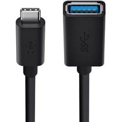 Belkin F2CU036btBLK câble USB USB 3.2 Gen 1 (3.1 Gen 1) USB C USB A Noir