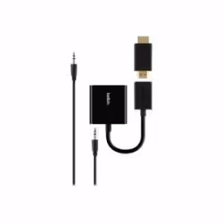 Belkin B2B137-BLK, HDMI, VGA (D-Sub), Femelle, Femelle, Noir, Chromecast Chromebooks Apple TV Amazon Fire TV Macbook Raspberr ...