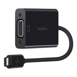Belkin USB-C\VGA adaptateur graphique USB Noir