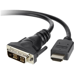 Belkin HDMI - DVI-D M/M 1.8m 1,8 m HDMI Type A (Standard) Noir