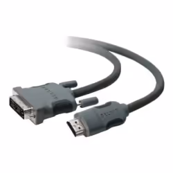 Belkin HDMI - DVI-D M/M 3m, 3 m, HDMI Type A (Standard), DVI-D, Mâle, Mâle, Droit