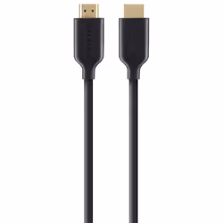 Belkin F3Y021BT1M, 1 m, HDMI Type A (Standard), HDMI Type A (Standard), Compatibilité 3D, 10,2 Gbit/s, Noir