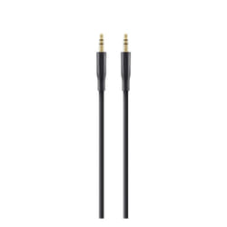 Belkin F3Y117BT2M câble audio 2 m 3,5mm Noir