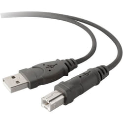 Belkin USB 2.0 A - USB 2.0 B, 3m câble USB USB A USB B Gris