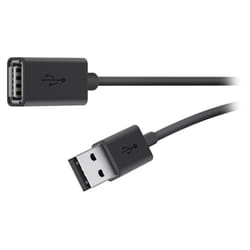 Belkin USB 2.0 A M/F 1.8m câble USB 1,8 m USB A Noir