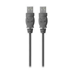 Belkin USB 2.0 A/USB 2.0 A, M/M, 1.8m câble USB 1,8 m USB A Noir