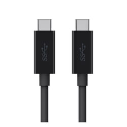 Belkin F2CU049bt2M-BLK câble USB 2 m USB 3.2 Gen 1 (3.1 Gen 1) USB C Noir