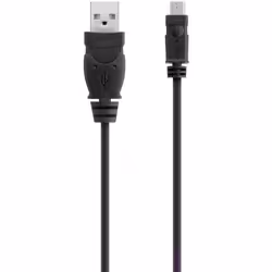 Belkin USB A/Micro USB B, 0.9m, 0,9 m, USB A, Micro-USB B, USB 2.0, Noir