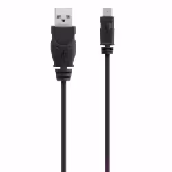 Belkin USB 2.0 A/Micro USB B, 1.8m, 1,8 m, USB A, Micro-USB B, USB 2.0, Noir