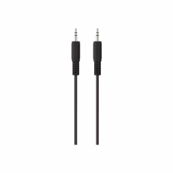 Belkin F3Y111BF1M-P, 3,5mm, Mâle, 3,5mm, Mâle, 1 m, Noir