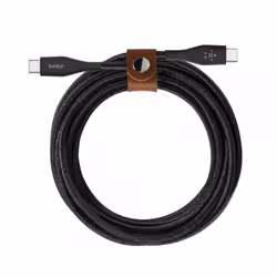 Belkin F2CU050BT04-BLK, 1,2 m, USB C, USB C, Mâle/Mâle, 480 Mbit/s, Noir