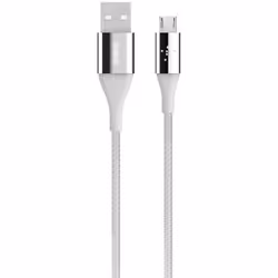 Belkin DuraTek, 1,2 m, USB A, Micro-USB B, USB 2.0, Mâle/Mâle, Argent