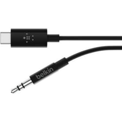 Belkin RockStar™ 3.5mm Audio Cable with USB-C™ Connector câble audio USB C 3,5mm Noir