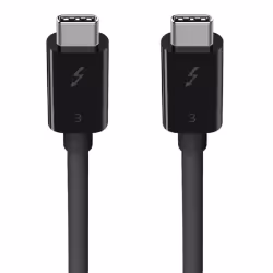 Belkin F2CD084bt0.8MBK, USB C, USB C, 0,8 m, Noir, 40 Gbit/s