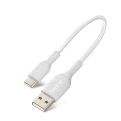 Belkin CAB001BT0MWH câble USB 0,15 m USB A USB C Blanc