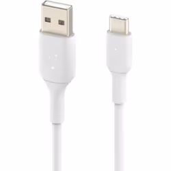Belkin BoostCharge, 1 m, USB A, USB C, Blanc