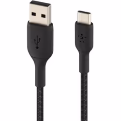 Belkin CAB002BT1MBK, 1 m, USB A, USB C, Noir