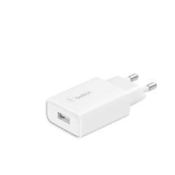 Belkin WCA001VFWH chargeur d'appareils mobiles Téléphone portable, Chargeur électrique, Smartphone, Tablette Blanc Secteur Charge rapide Intérieure