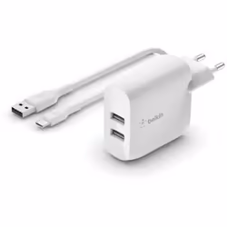 Belkin WCE001VF1MWH, Intérieure, Secteur, 4,8 A, 1 m, Blanc