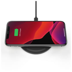 Belkin WIA001MYBK chargeur d'appareils mobiles Téléphone portable Noir Secteur Recharge sans fil Charge rapide Auto