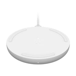 Belkin WIA001BTWH chargeur d'appareils mobiles téléphone Blanc Secteur Recharge sans fil Charge rapide Auto