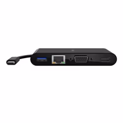 Belkin AVC005BTBK, Avec fil, USB 3.2 Gen 1 (3.1 Gen 1) Type-C, Noir, HDMI, RJ-45, USB 3.2 Gen 1 (3.1 Gen 1) Type-A, VGA, 304 ...