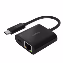 Belkin INC001BTBK, Avec fil, USB 3.2 Gen 1 (3.1 Gen 1) Type-C, Ethernet, 1000 Mbit/s