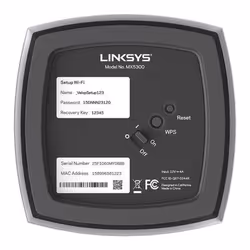 Linksys MX10600-EU routeur sans fil Gigabit Ethernet Tri-bande (2,4 GHz / 5 GHz / 5 GHz) Noir, Blanc - Vue supplémentaire 6
