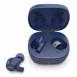 Belkin SoundForm Rise Casque Bleu