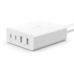 Belkin WCH010VFWH chargeur d'appareils mobiles Ordinateur portable, Smartphone, Tablette Blanc Secteur Intérieure