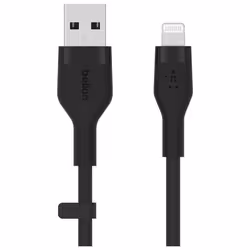 Belkin CAA008BT3MBK, 3 m, USB A, USB C/Lightning, Mâle, Mâle, Noir