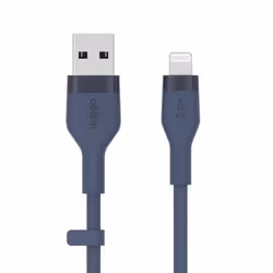 Belkin CAA008BT3MBL, 3 m, USB A, USB C/Lightning, Mâle, Mâle, Bleu