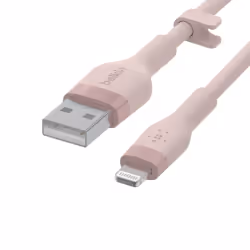 Belkin CAA008BT3MPK, 3 m, USB A, USB C/Lightning, Mâle, Mâle, Rose