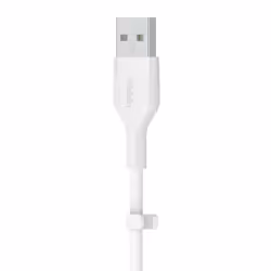 Belkin CAA008BT3MWH, 3 m, USB A, USB C/Lightning, Mâle, Mâle, Blanc