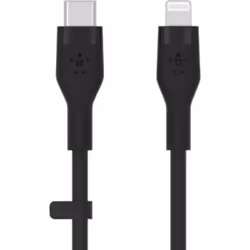 Belkin CAA009BT2MBK, 2 m, USB C, USB C/Lightning, Mâle, Mâle, Noir