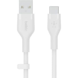 Belkin BOOST↑CHARGE Flex câble USB 1 m USB 2.0 USB A USB C Blanc
