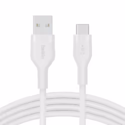 Belkin BOOST↑CHARGE Flex, 3 m, USB A, USB C, USB 2.0, Blanc