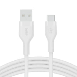 Belkin BOOST↑CHARGE Flex câble USB 3 m USB 2.0 USB A USB C Blanc