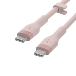 Belkin BOOST↑CHARGE Flex câble USB 3 m USB 2.0 USB C Rose