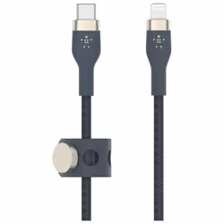 Belkin CAA011BT1MBL, 1 m, USB C, USB C/Lightning, Mâle, Mâle, Bleu