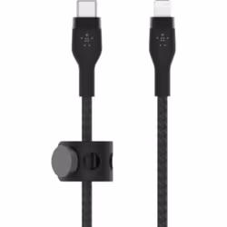 Belkin CAA011BT2MBK, 2 m, USB C, USB C/Lightning, Mâle, Mâle, Noir