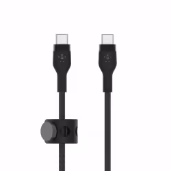 Belkin BOOST↑CHARGE PRO Flex, 3 m, USB C, USB C, USB 2.0, Noir