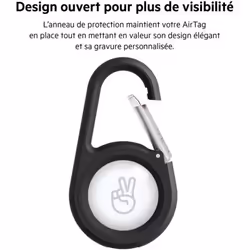 Belkin MSC008btBK, Emplacement, Noir, Key finder case, Résistant aux rayures, AirTag, 1 pièce(s)