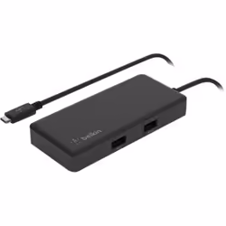 Belkin INC008btBK, USB 3.2 Gen 1 (3.1 Gen 1) Type-C, 86 W, 1000 Mbit/s, Noir, 4K Ultra HD, 60 Hz