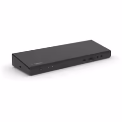 Belkin Connect, Avec fil, USB 3.2 Gen 1 (3.1 Gen 1) Type-C, 85 W, 3,5 mm, 1000 Mbit/s, Noir