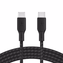 Belkin CAB014bt3MBK, 3 m, USB C, USB C, USB 2.0, 480 Mbit/s, Noir