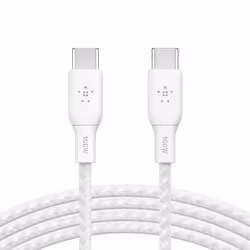Belkin CAB014bt3MWH, 3 m, USB C, USB C, USB 2.0, 480 Mbit/s, Blanc
